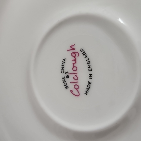 Colclough Vintage Tea Cup & Saucer Bone China England Blue Flower Gold - Picture 8 of 8